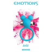Голубое эрекционное виброколечко Emotions Minnie Breeze - Lola Games - в Керчи купить с доставкой