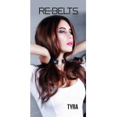 Чёрный кожаный чокер-кляп Tyra Black - Rebelts - купить с доставкой в Керчи