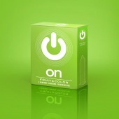 Цветные ароматизированные презервативы ON) Fruit   Color - 3 шт. - ON) - купить с доставкой в Керчи