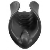 Чёрный мастурбатор Vibrating Silicone Stimulator с вибрацией - Pipedream - в Керчи купить с доставкой