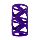 Фиолетовая насадка-сетка на пенис - 7,5 см. - A-toys - в Керчи купить с доставкой