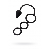 Тройное эрекционное кольцо с анальным хвостом Drop S-size - Erotist Adult Toys - в Керчи купить с доставкой