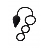 Тройное эрекционное кольцо с анальным хвостом Drop M-size - Erotist Adult Toys - в Керчи купить с доставкой