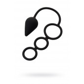 Тройное эрекционное кольцо с анальным хвостом Drop M-size - Erotist Adult Toys - в Керчи купить с доставкой