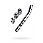 Металлический анальный душ с тремя насадками - ToyFa - купить с доставкой в Керчи