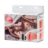 Двусторонний мастурбатор с вибропулей Satisfaction Babylicious - Lola Games - в Керчи купить с доставкой