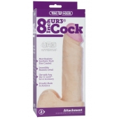 Ультрареалистичная насадка для трусиков Vac-U-Lock 8  ULTRASKYN Cock - 20,57 см. - Doc Johnson - купить с доставкой в Керчи