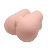 Реалистичный мастурбатор с вибрацией и двумя тоннелями - вагиной и анусом - Baile - в Керчи купить с доставкой