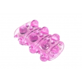 Розовая насадка на пенис Rings Armour - Lola Games - в Керчи купить с доставкой