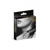 Черный чокер с двумя кольцами - Bijoux Pour Toi - купить с доставкой в Керчи