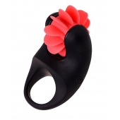 Чёрно-красное эрекционное виброкольцо Erotist - Erotist Adult Toys - в Керчи купить с доставкой