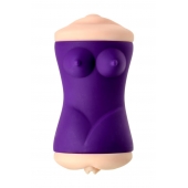 Двухсторонний мастурбатор JOS YARA в фиолетовой колбе - JOS - в Керчи купить с доставкой