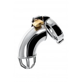 Серебристый мужской пояс верности TOYFA Metal - ToyFa - купить с доставкой в Керчи