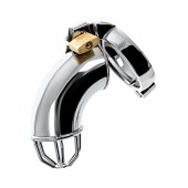 Серебристый мужской пояс верности TOYFA Metal - ToyFa - купить с доставкой в Керчи