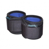 Неопреновые черно-синие наручники - Sitabella - купить с доставкой в Керчи