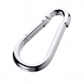 Серебристый карабин TOYFA Metal - ToyFa - купить с доставкой в Керчи