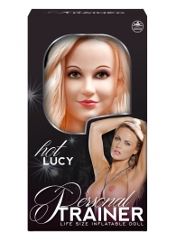 Надувная кукла с вибрацией и 2 любовными отверстиями Hot Lucy Lifesize Love Doll - NMC - в Керчи купить с доставкой