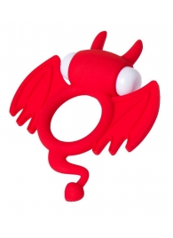 Красное эрекционное кольцо на пенис JOS COCKY DEVIL - JOS - в Керчи купить с доставкой