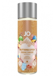 Смазка на водной основе Candy Shop Butterscotch с ароматом ирисок - 60 мл. - System JO - купить с доставкой в Керчи