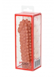 Телесная насадка на фаллос с бугорками KOKOS Extreme Sleeve 10 - 15,8 см. - KOKOS - в Керчи купить с доставкой