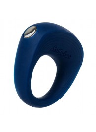 Синее эрекционное кольцо на пенис Satisfyer Ring 2 - Satisfyer - в Керчи купить с доставкой