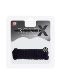 Чёрная веревка для связывания BONDX LOVE ROPE - 5 м. - Dream Toys - купить с доставкой в Керчи