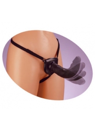Черный податливый страпон Posable Partner Strap-On - 17,8 см. - Pipedream - купить с доставкой в Керчи