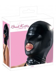 Черная эластичная маска на голову с отверстием для рта - Orion - купить с доставкой в Керчи