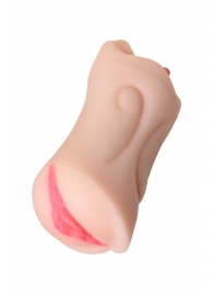 Телесный двусторонний мастурбатор Fruity Tongue - ротик и вагина - ToyFa - в Керчи купить с доставкой