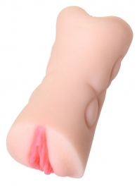 Телесный двусторонний мастурбатор Rich Fruit - вагина и анус - ToyFa - в Керчи купить с доставкой