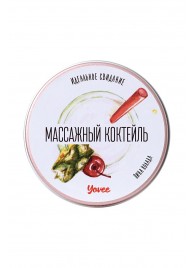 Массажная свеча «Массажный коктейль» с ароматом пина колады - 30 мл. - ToyFa - купить с доставкой в Керчи