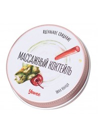 Массажная свеча «Массажный коктейль» с ароматом пина колады - 30 мл. - ToyFa - купить с доставкой в Керчи