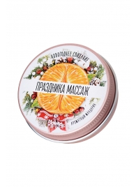 Массажная свеча «Праздника массаж» с ароматом мандарина - 30 мл. - ToyFa - купить с доставкой в Керчи