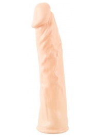 Телесная насадка-удлинитель Silicone Extension - 19 см. - Orion - в Керчи купить с доставкой