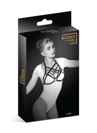Черная упряжь на грудь Clara - Bijoux Pour Toi - купить с доставкой в Керчи