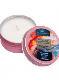 Массажная свеча  Фруктовая фантазия - БиоМед - купить с доставкой в Керчи
