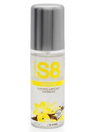 Лубрикант на водной основе Stimul8 Flavored Lube с ванильным ароматом - 125 мл. - Stimul8 - купить с доставкой в Керчи