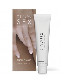 Гель для мастурбации с ароматом кокоса Slow Sex Finger Play Gel - 30 мл. - Bijoux Indiscrets - купить с доставкой в Керчи