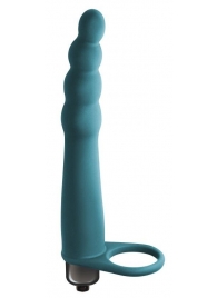 Зеленая вибронасадка для двойного проникновения Bramble - 16,5 см. - Lola Games - купить с доставкой в Керчи