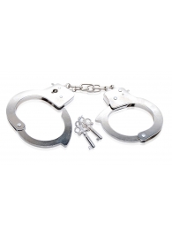 Металлические наручники Beginner s Metal Cuffs - Pipedream - купить с доставкой в Керчи