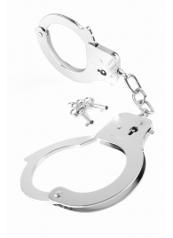 Металлические серебристые наручники Designer Metal Handcuffs - Pipedream - купить с доставкой в Керчи