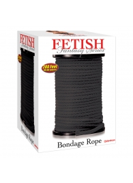 Черная веревка для связывания Bondage Rope - 60,9 м. - Pipedream - купить с доставкой в Керчи