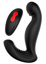 Черный вибромассажер простаты SWIRLING P-PLEASER - Dream Toys - в Керчи купить с доставкой