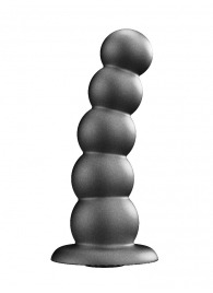 Черная насадка-плаг на харнесс PLATINUM 9 - 24 см. - LOVETOY (А-Полимер) - купить с доставкой в Керчи