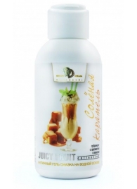 Интимный гель-смазка JUICY FRUIT с ароматом солёной карамели - 100 мл. - БиоМед - купить с доставкой в Керчи