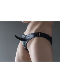 Черные трусики Better с анальной насадкой - 8 см. - Lola Games - купить с доставкой в Керчи