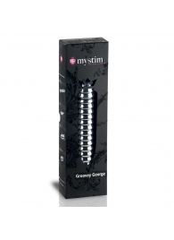 Рельефный фаллос для интенсивного электросекса Groovey George - 20 см. - MyStim - купить с доставкой в Керчи