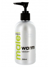 Лубрикант с согревающим эффектом MALE Cobeco Warm Lubricant - 250 мл. - Cobeco - купить с доставкой в Керчи