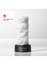 Белый 3D мастурбатор POLYGON - Tenga - в Керчи купить с доставкой