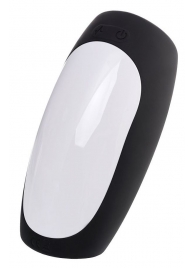 Черно-белый перезаряжаемый мастурбатор Erotist Hailstorm - Erotist Adult Toys - в Керчи купить с доставкой